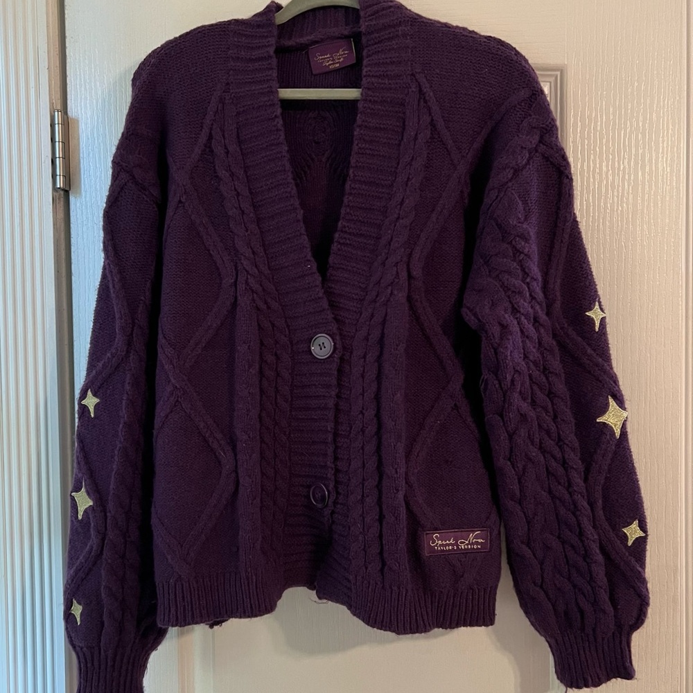 Taylor Swift Speak Now Taylor's Version Cardigan Size XS/S Official Merch